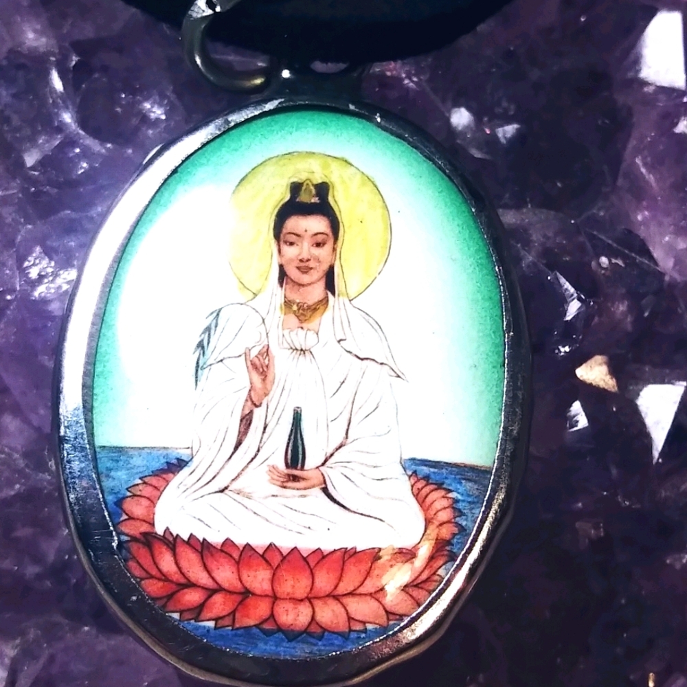Kwan Yin Necklace.